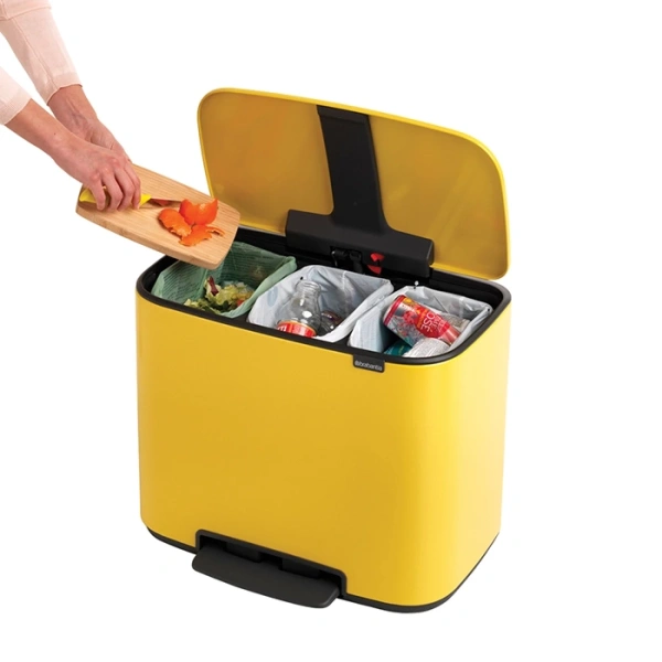 Ведро для мусора Brabantia Bo Pedal Bin 121043 11 + 11 + 11 л