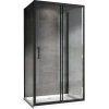 душевой уголок 170x100 см abber schwarzer diamant ag30170b-s100b-s100b прозрачное