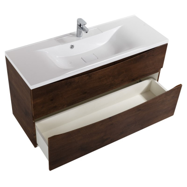 раковина полувстраиваемая belbagno 120 bb1200/450-lv-mr-pr белая