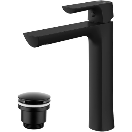 Смеситель для раковины Lemark Ursus LM7209BL черный матовый Смеситель для раковины Lemark Ursus LM7209BL черный матовый