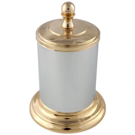 Контейнер для хранения Migliore Mirella 17270 цвет хром | золото