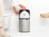 мусорное ведро brabantia bo 222962 7 л, матовая сталь