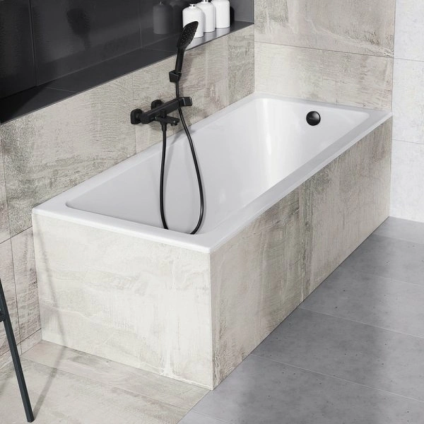 акриловая ванна ravak 10° slim 170x75 ca71300000 без гидромассажа