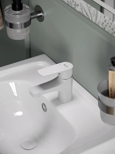 донный клапан orange x1-004w клик клак, белый