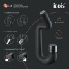 смеситель для раковины iddis twist twiblbti01 матовый черный