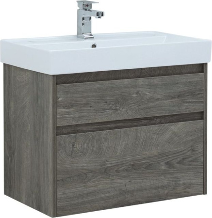 мебель для ванной aquanet nova lite 75 дуб рошелье (2 ящика)