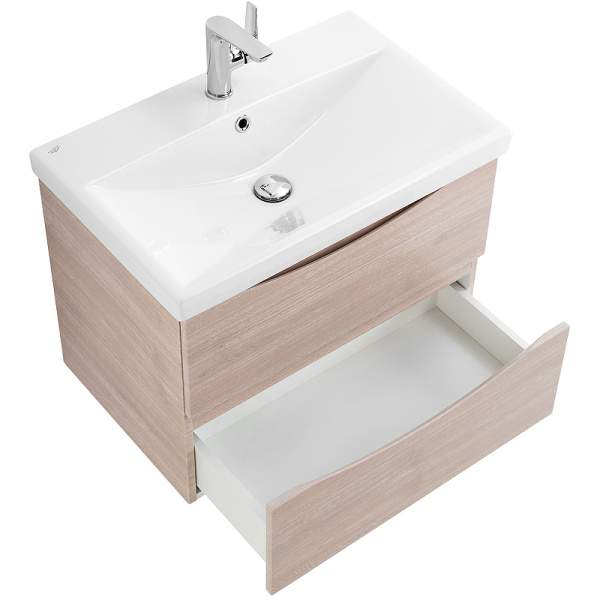 тумба под раковину belbagno marino-cer 70 marino-cer-700-2c-so-rg-p подвесная rovere grigio