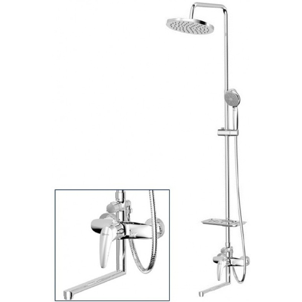 душевая система lemark linara lm0462cf хром