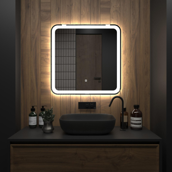 зеркало 70х70 см onika магна 207046