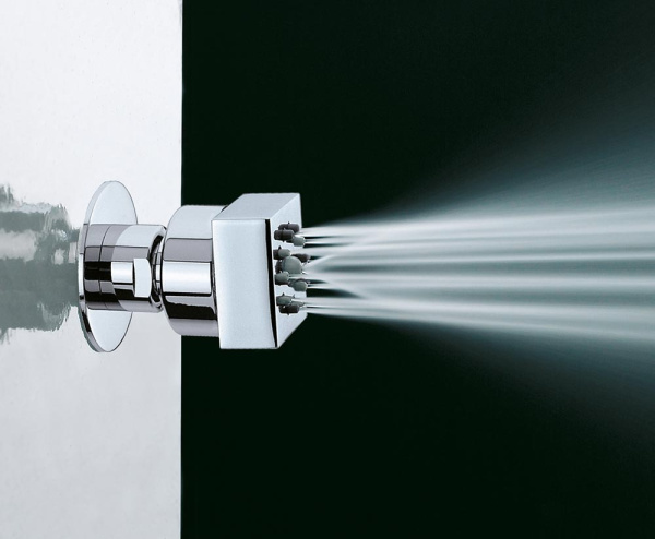 боковой душ bossini cubic-gom i00135.030 цвет хром