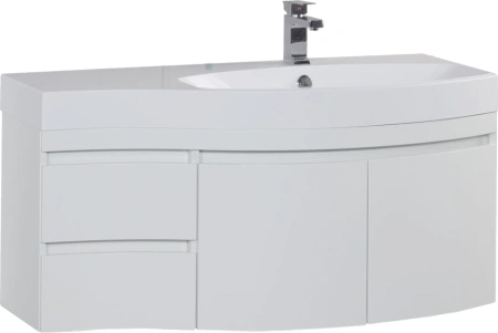 Тумба под раковину Aquanet Опера 2-115 белая R, 00169654