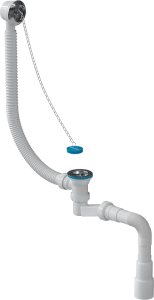 Слив-перелив для ванны Bath Master BM0303SP 70 мм, хром, с сифоном