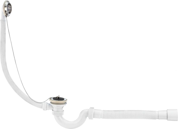 слив-перелив для ванны virplast мини элит 30980654 50 мм, хром