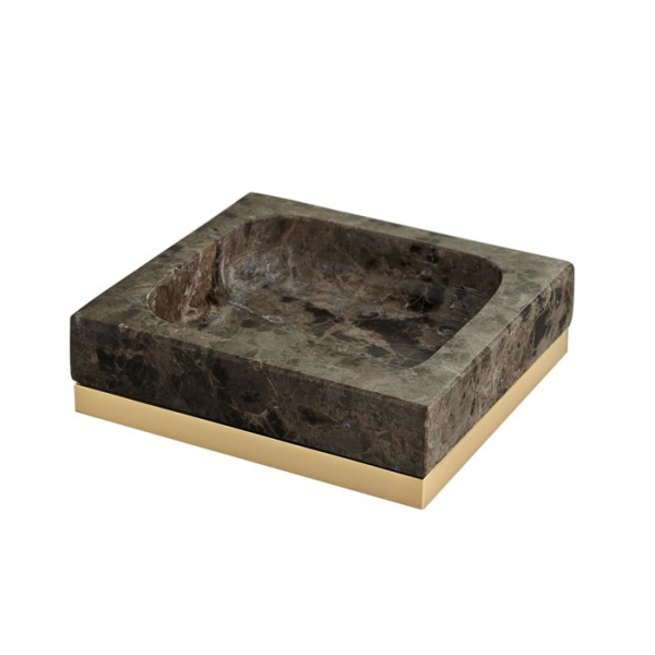 Мыльница 3SC PALACE PA01AEMGD, цвет мрамор | золото Мыльница 3SC PALACE PA01AEMGD, цвет мрамор | золото