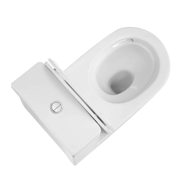 унитаз моноблок azario nimbus az-6080-ap напольный, безободковый, слив "торнадо", с сиденьем микролифт, 68x36x81.3 см, белый