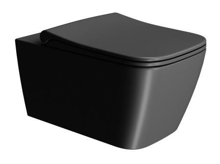 сиденье для унитаза gsi nubes ms96c26 с микролифтом, цвет ardesia матовый