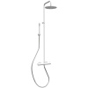 Душевая система Paffoni Birillo ZCOL684LIQBO 22.5 см, белый матовый