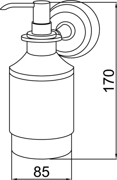 Дозатор для мыла Boheme Imperiale 10418 Золото