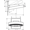 верхний душ hansgrohe rainfinity 250 3jet 26232000