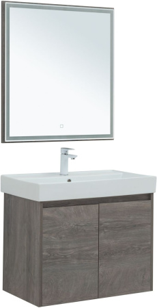 мебель для ванной aquanet nova lite 75 дуб рошелье (2 дверцы)