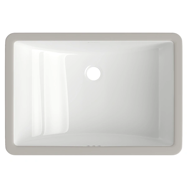 раковина aqueduto sotto sot0210 врезная, снизу, прямоугольная, 53x37.5xh22 см, белый