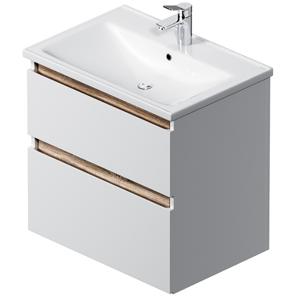 тумба под раковину am.pm x-joy 65 m85afhx0652wg подвесная белый глянец