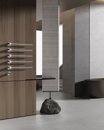 полотенцесушитель электрический встраиваемый wonzon & woghand hamburg, брашированный никель (ww-al315-br)