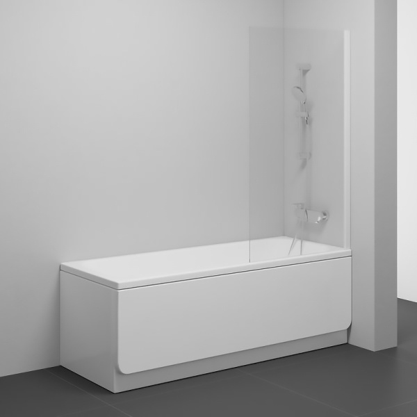 шторка на ванну ravak nexty nvs1-80 7o840100z1 профиль белый стекло transparent