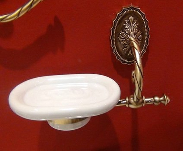 Мыльница Migliore Edera 16895 цвет бронза