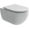 Унитаз Ceramicanova Long CN3015 подвесной, с сиденьем микролифт, белая