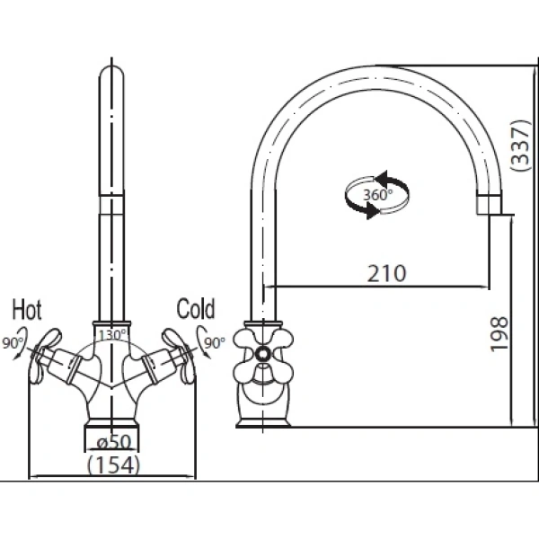 смеситель для кухни belbagno slip foglio sli-lam-crm