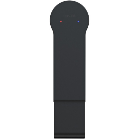 смеситель для раковины с донным клапаном cersanit brasko black a63107