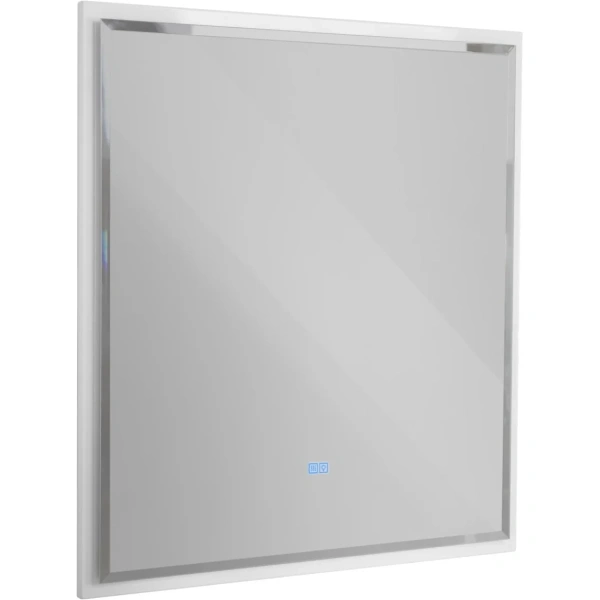 зеркало cezares interni 80 czr-spc-int-800-900-led-tch-warm-bl с подсветкой bianco lucido с сенсорным выключателем и подогревом