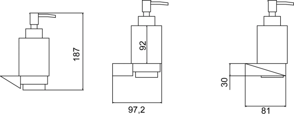 Дозатор для мыла Boheme New Venturo 10317-CR хром