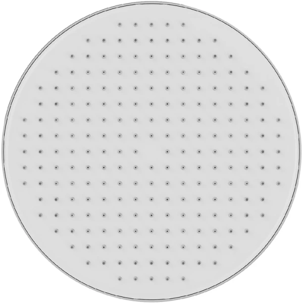 душевая насадка верхняя круглая iddis esper esp25cri64, цвет хром с белым.