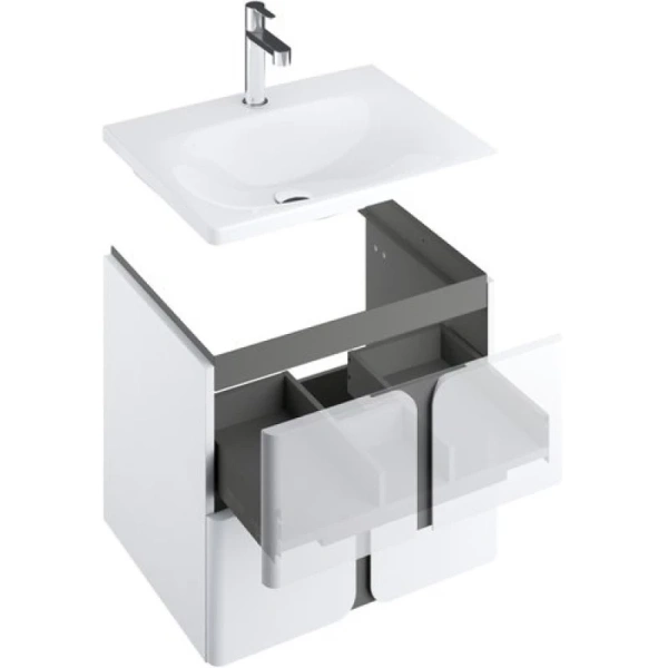 раковина ravak balance 80 xjx01280000 белая