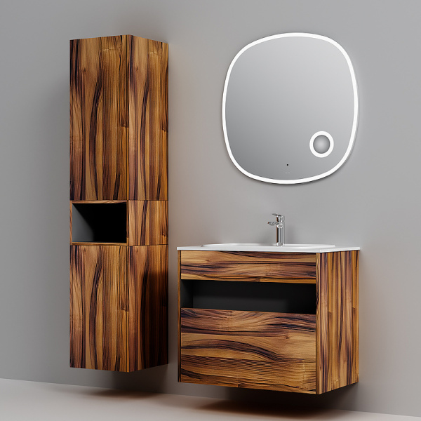 тумба под раковину am.pm func 80 m8ffux0801of подвесная дуб крафт