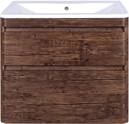 Тумба под раковину Style Line Атлантика Люкс Plus 90 СС-00002209 подвесная Старое дерево