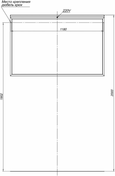 зеркало allen brau priority 120 1.31018.02 с подсветкой серебро браш