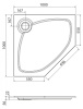 душевой поддон из искусственного камня cezares tray s 90x90 tray-s-p-90-56-w белый душевой поддон из искусственного камня cezares tray s 90x90 tray-s-p-90-56-w белый