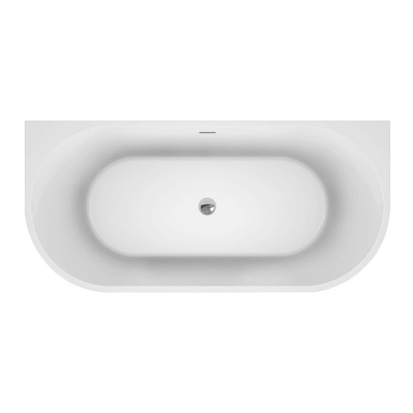ванна акриловая пристенная belbagno bb710-1700-800