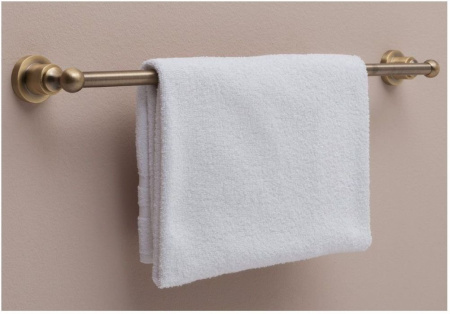 держатель для полотенец aquanet 3824 00189259 60 см, цвет латунь