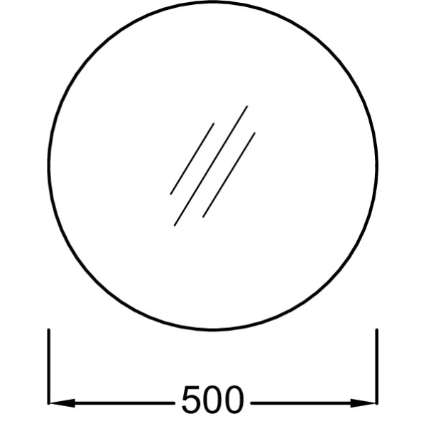 зеркало jacob delafon odeon rive gauche 50 eb1143-nf подвесное