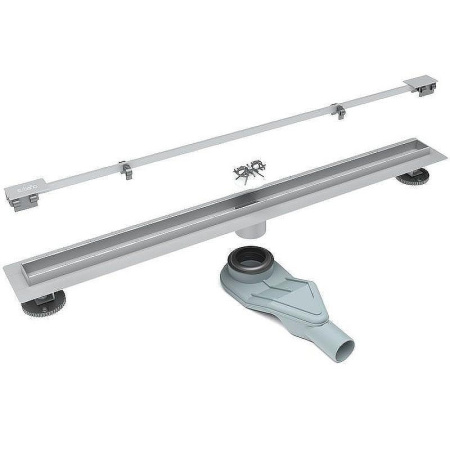 душевой лоток esbano slim 70 s-line-70mc estrslmline70mc с решеткой хром матовый