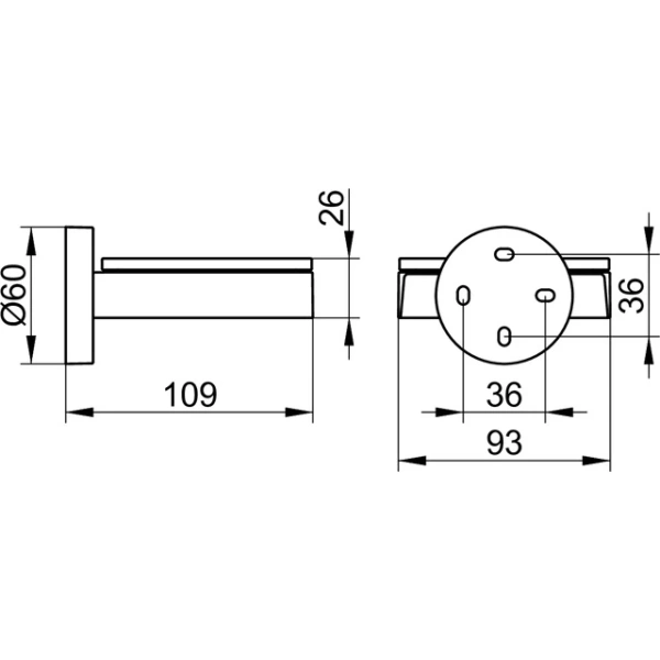 Мыльница Keuco Edition 90 19055 019000 хром