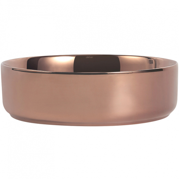 раковина 40x40 см abber bequem ac2109rg, цвет розовое золото