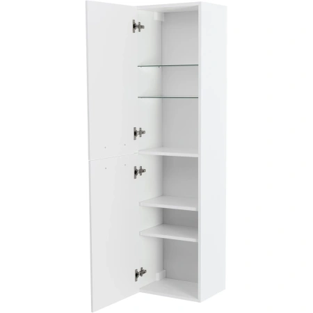 шкаф пенал cezares eco 40 eco-1500-2a-sc-bo подвесной bianco opaco