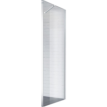 Душевая стенка BelBagno Marmi 80 MARMI-80-FIX-C-Cr профиль хром, стекло прозрачное