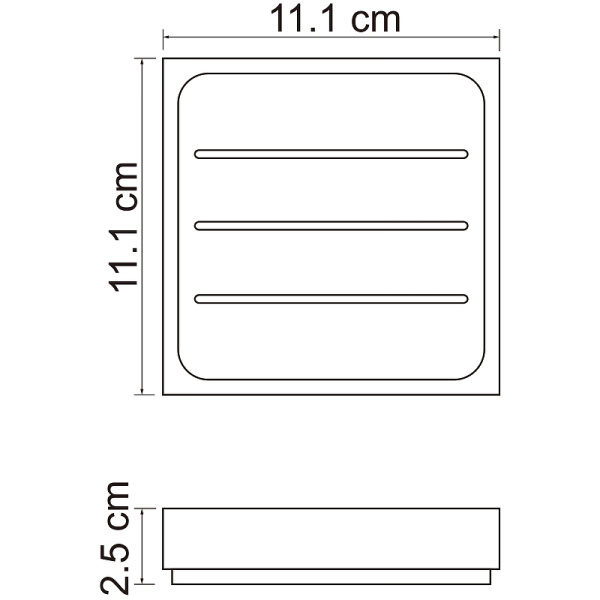 Мыльница WasserKRAFT Leine K-3829 цвет белый матовый