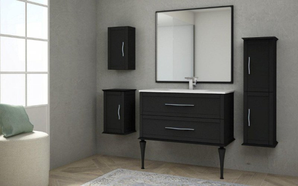 зеркало cezares tiffany 45045 73x90 см, с led-подсветкой, антизапотеванием, blu petrolio